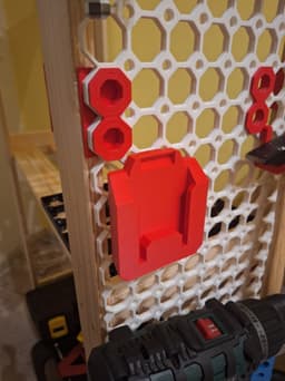 Multiboard Parkside Battery Holder 3d model