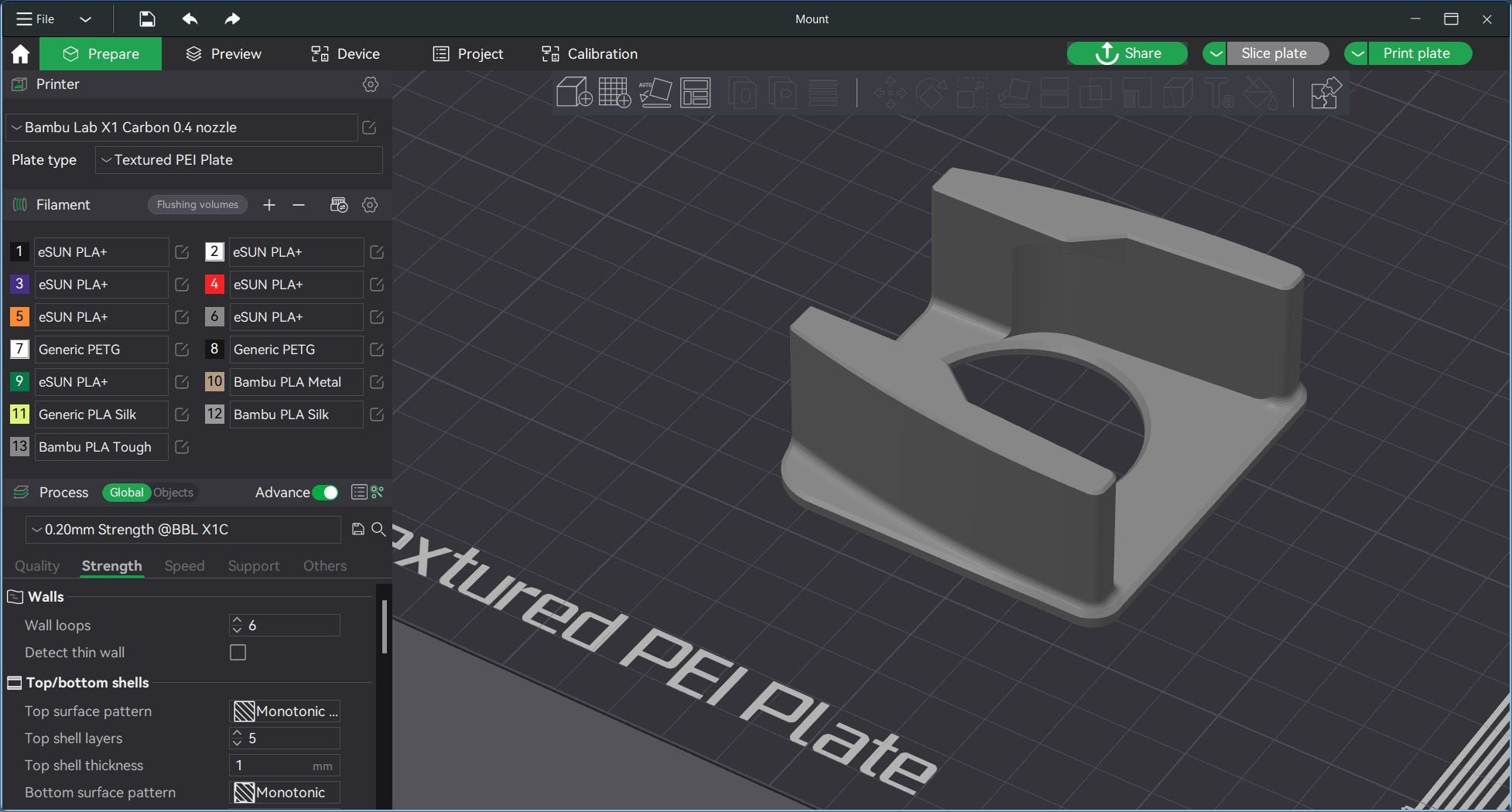 IR Thermometer Mount 3d model