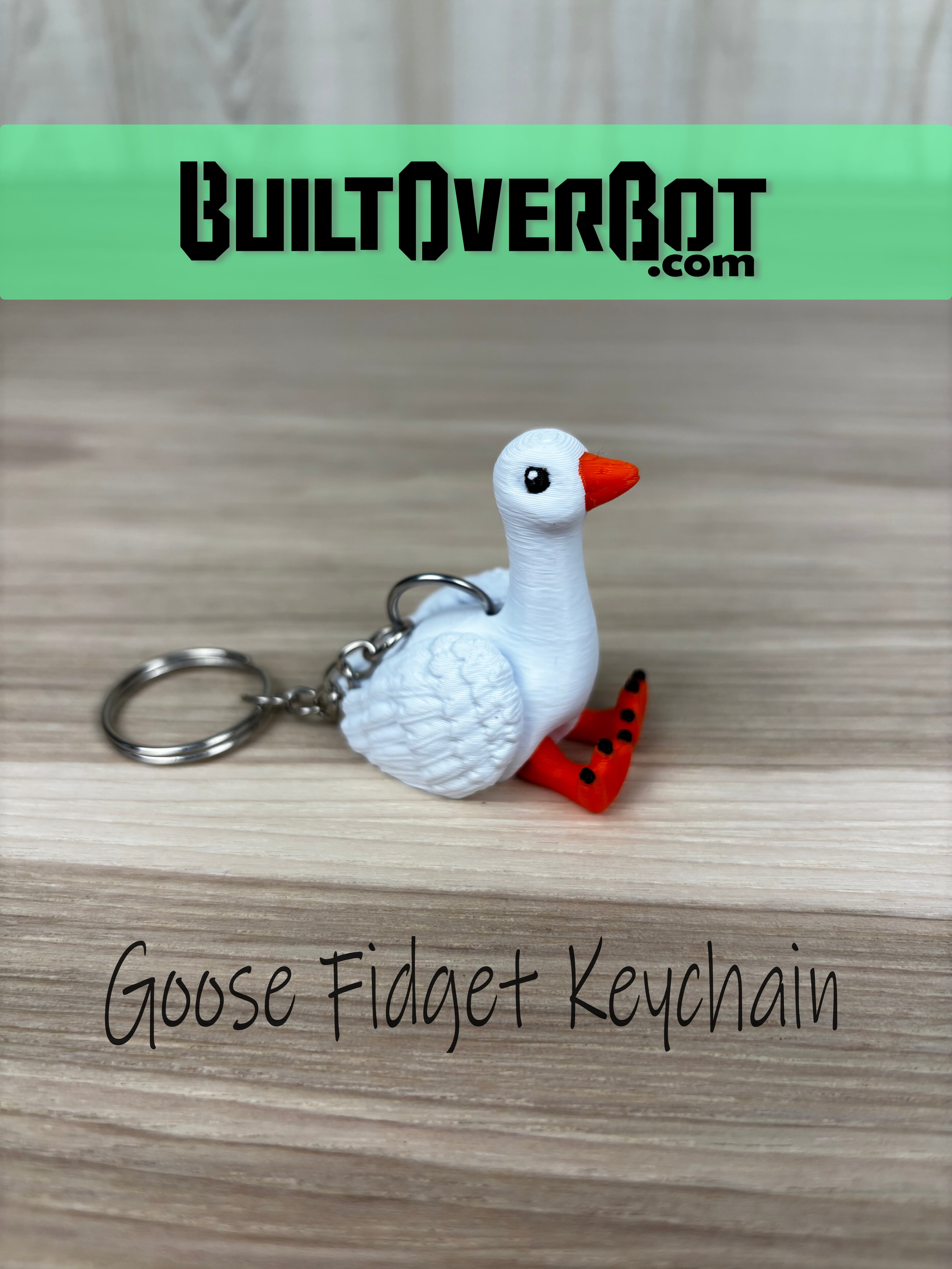 Goose Fidget Keychain 3d model