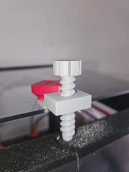 Flashforge AD5X Top Glass Riser & Screw Support 3d model