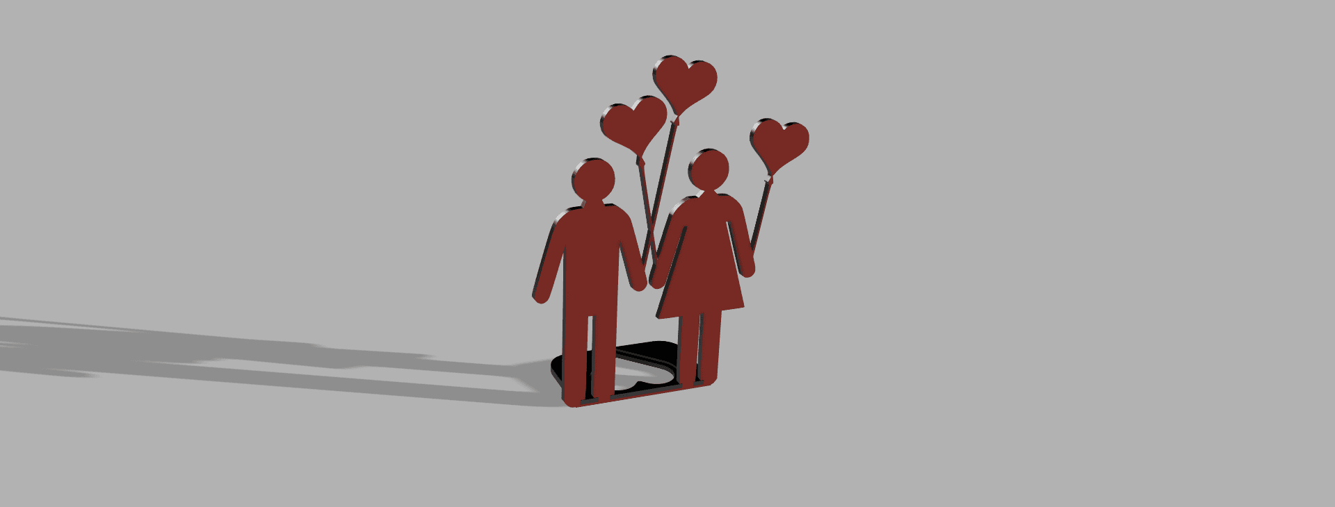 Valentines Couple 3d model