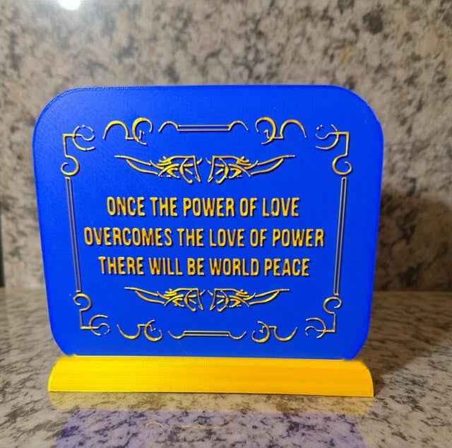 Love of Peace 3d model