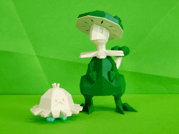 Breloom Low Poly Pokemon 3d model