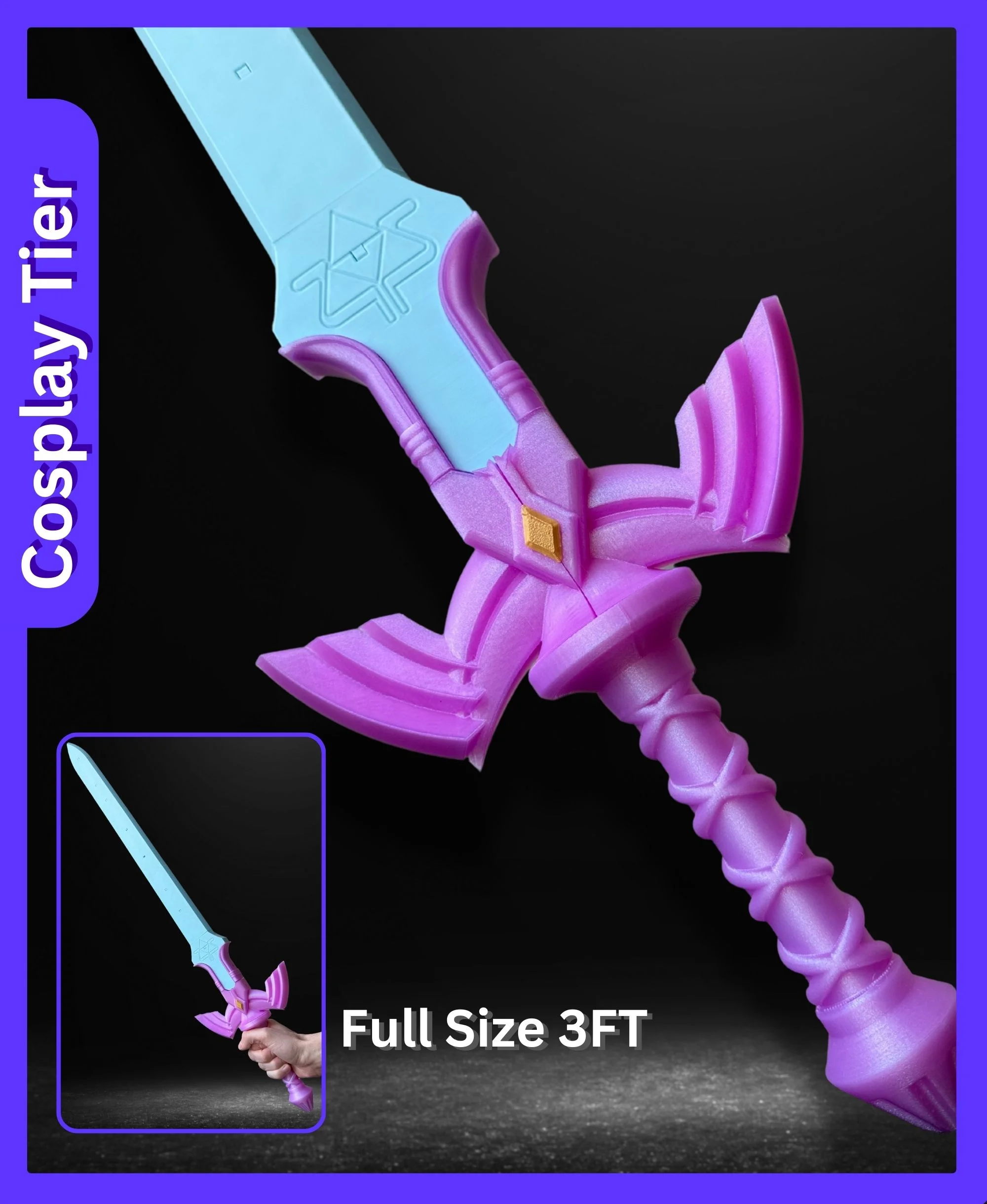 Master Sword (Legend Of Zelda Prop Sword) 3d model