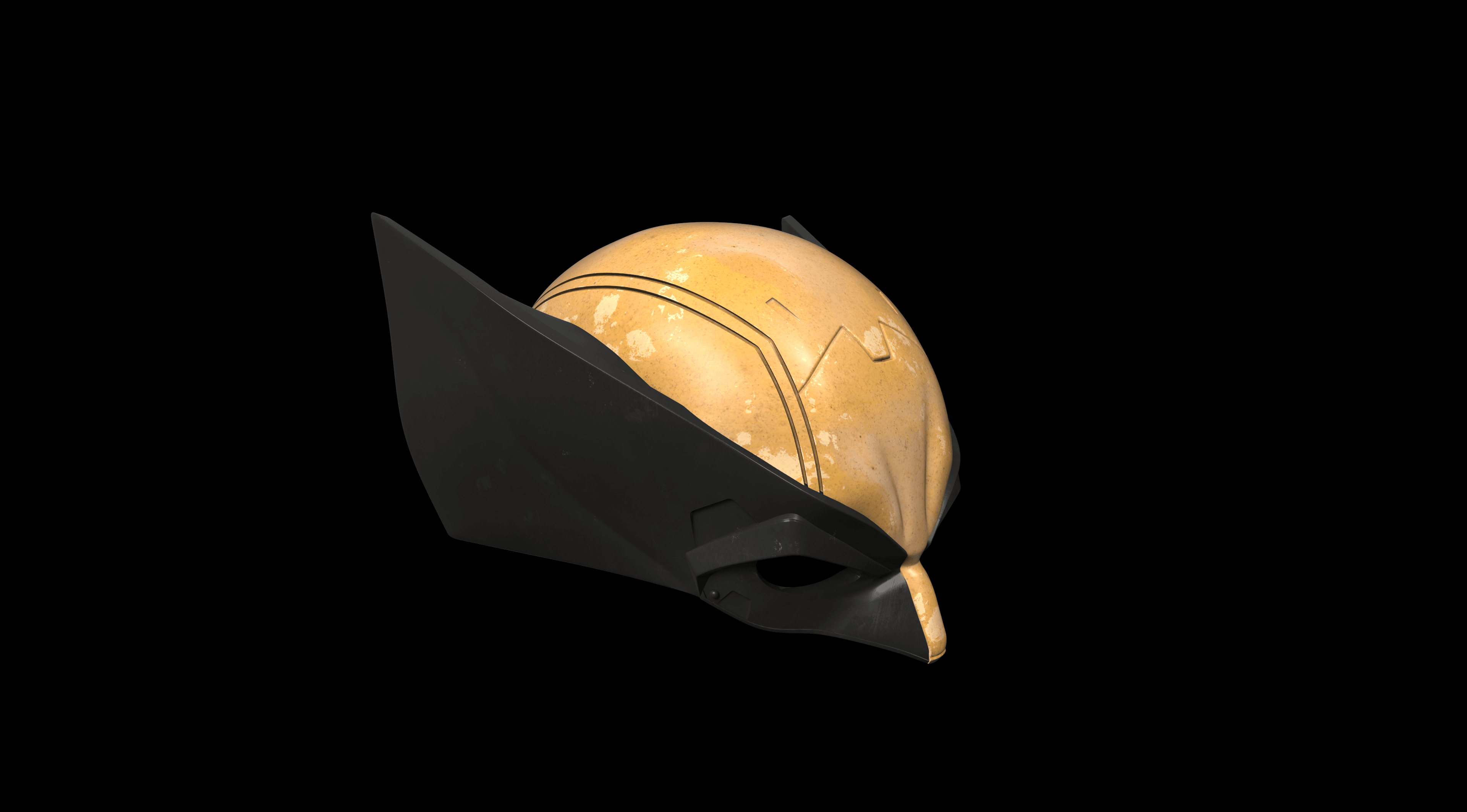 Wolverine Helmet Cowl from Movie 3d model