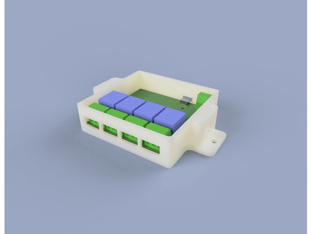 4CH Wifi Relay Board enclosure (MHCOZY) 3d model