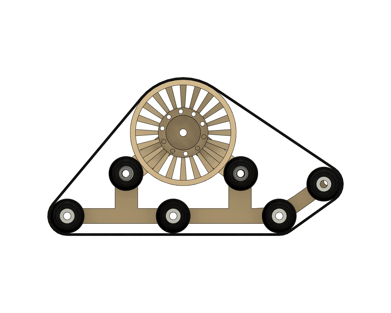 RC Snow tracks 3d model