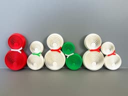 Snowman Layered Fidget (2 Sizes) 3d model