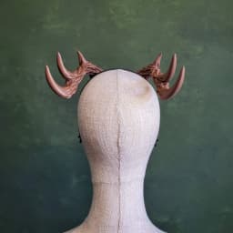 Ranni | Medium Twisted Antlers 3d model