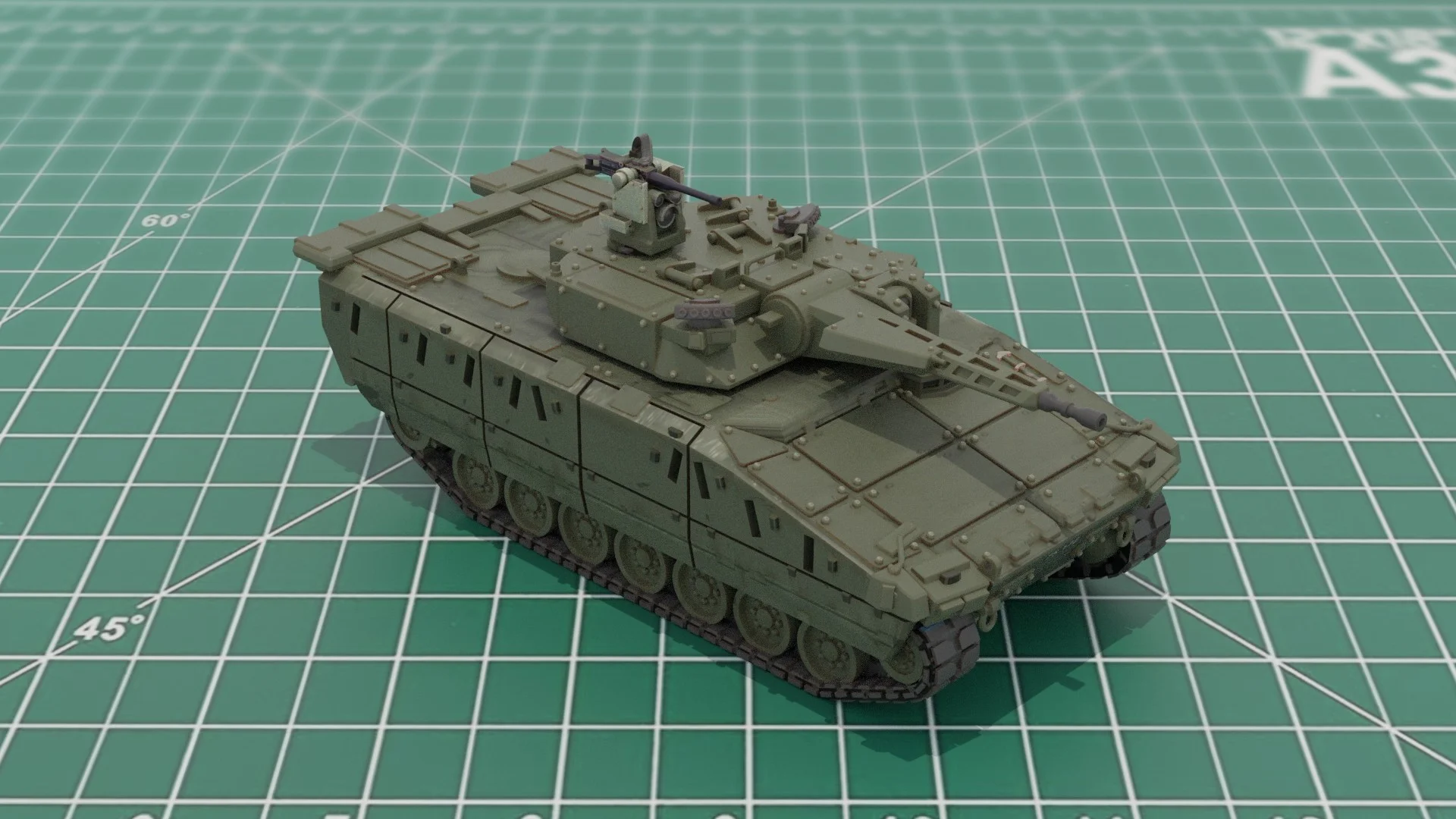 Kf41 Lynx Infantry Fighting Vehicle 3D Print Model (M30) 3d model