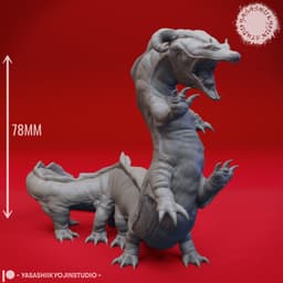 Behir - Tabletop Miniature (Pre-Supported) 3d model