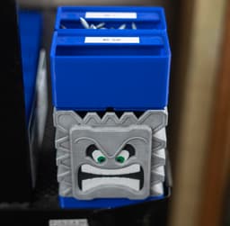 Gridfinity Thwomp Storage Bin 3d model
