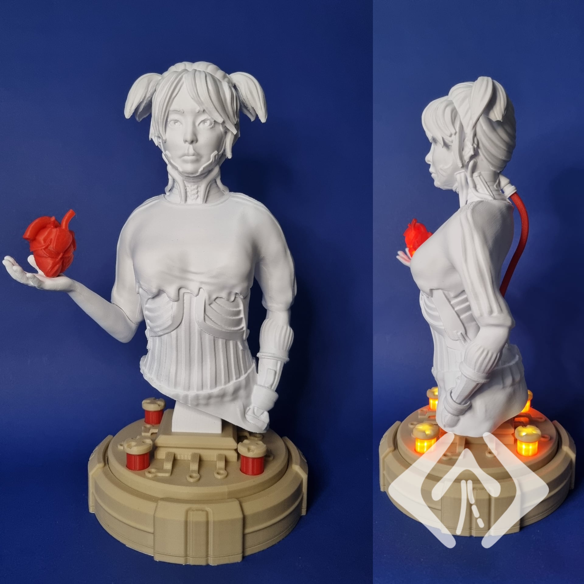 Cyber Girl - System Override Heart Engaged 3d model