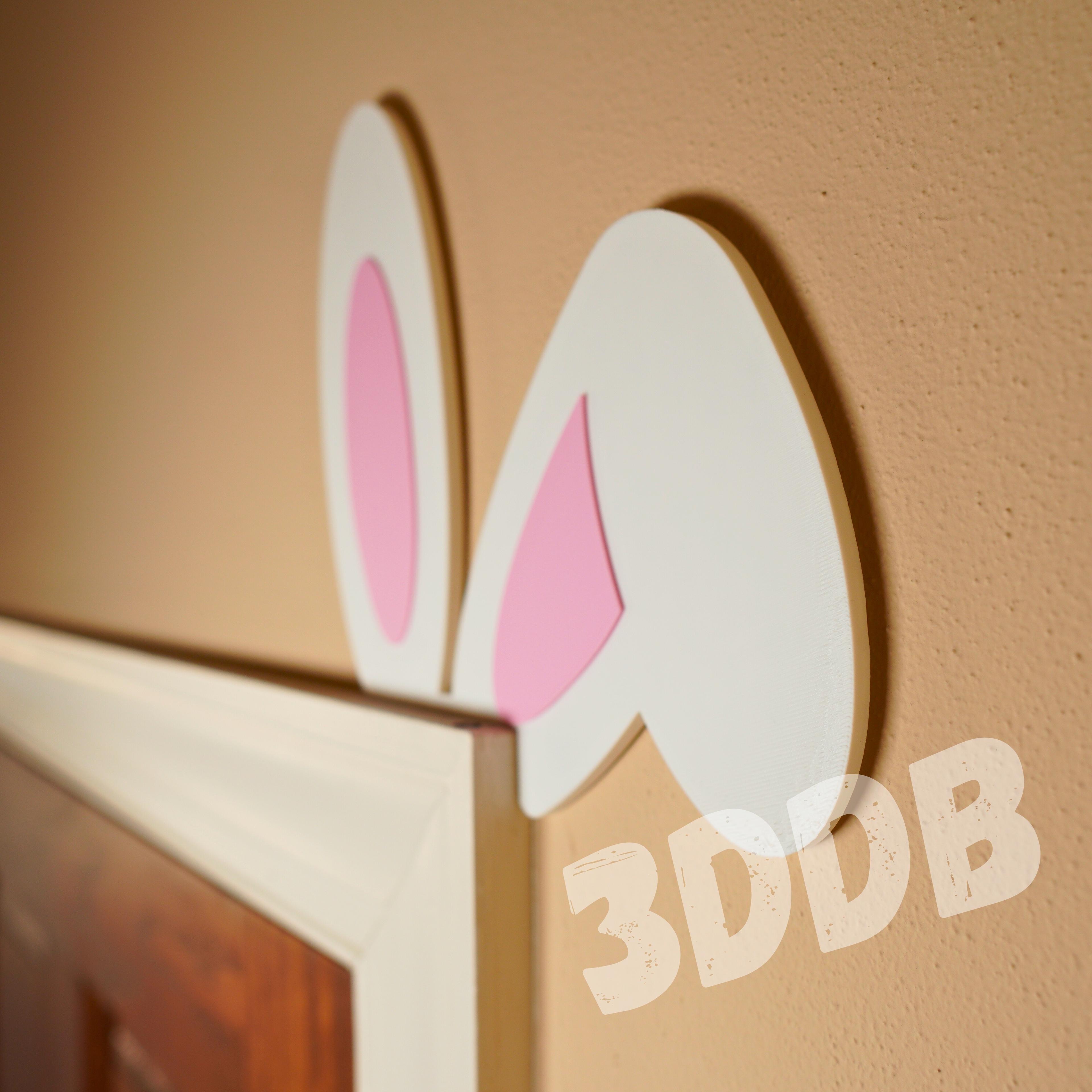 Easter Bunny Ears Door Topper 3d model