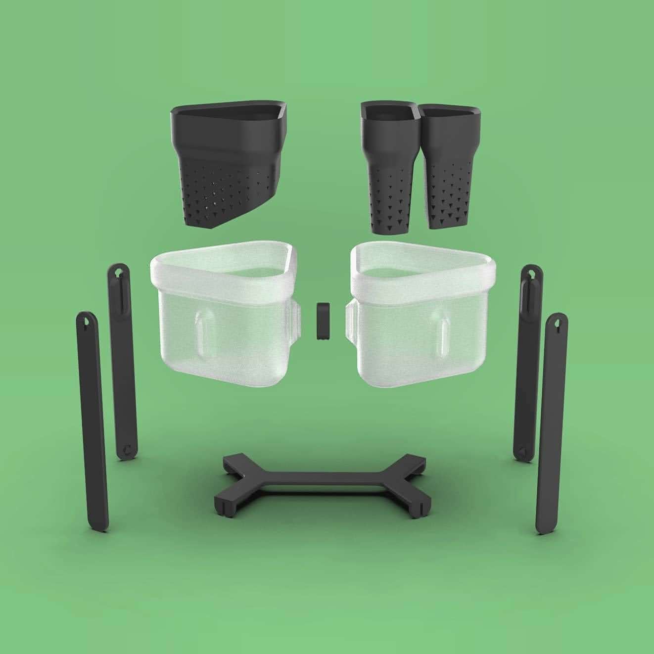 Trinity planter Old Design 3d model
