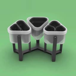 Trinity planter Old Design 3d model