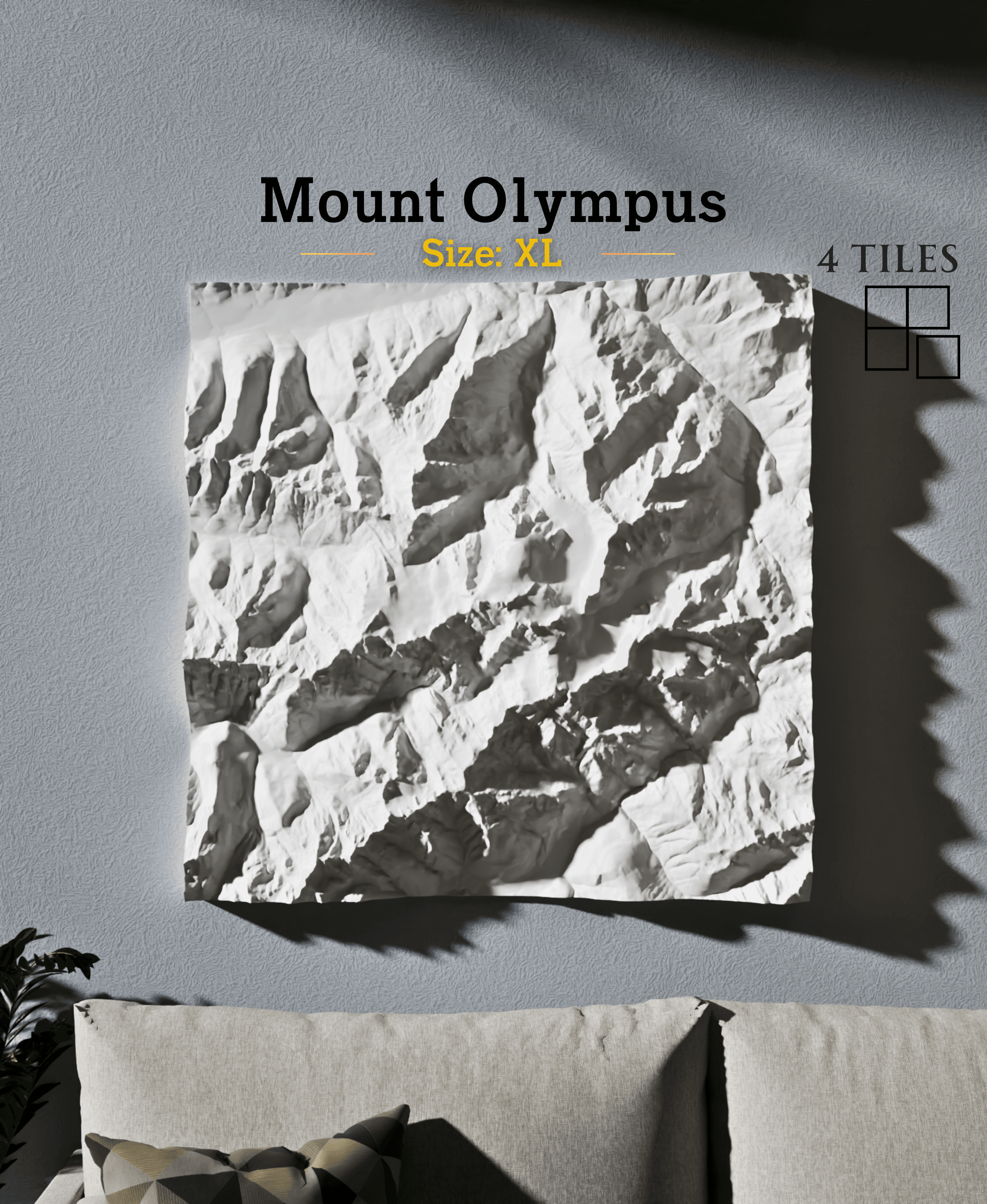 Mount Olympus (Washington) 3d model