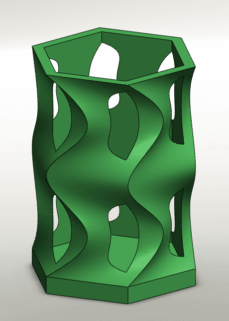 Leaf Vase.STL 3d model