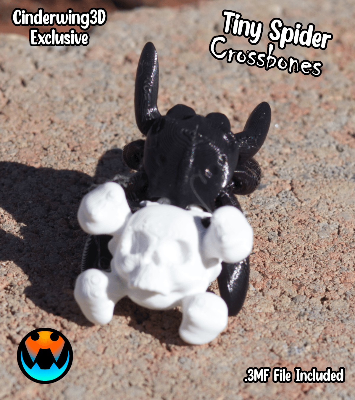 Tiny Spider - Crossbones 3d model