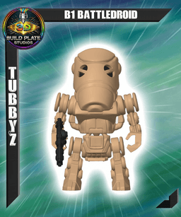 STAR WARS B1 Battledroid Multicolor Flexi Print-In-Place 3d model