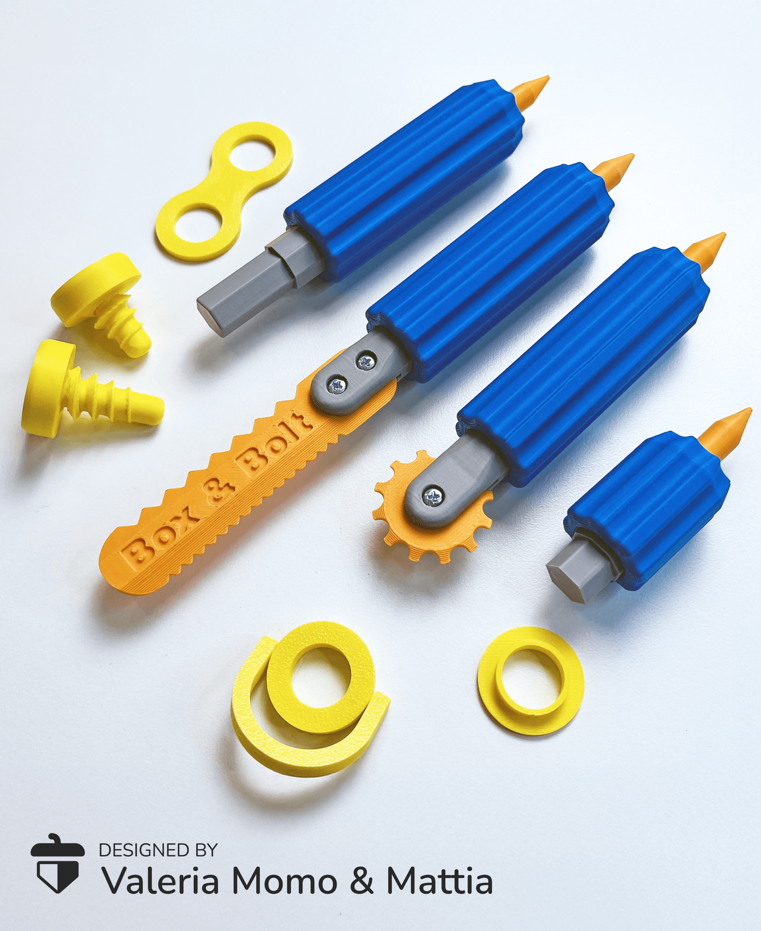 Box & Bolt, Cardboard Crafting Tools 3d model