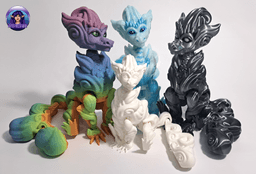 Cloud Dragon - Articulated Dragon 3d model
