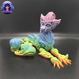 Cloud Dragon - Articulated Dragon 3d model