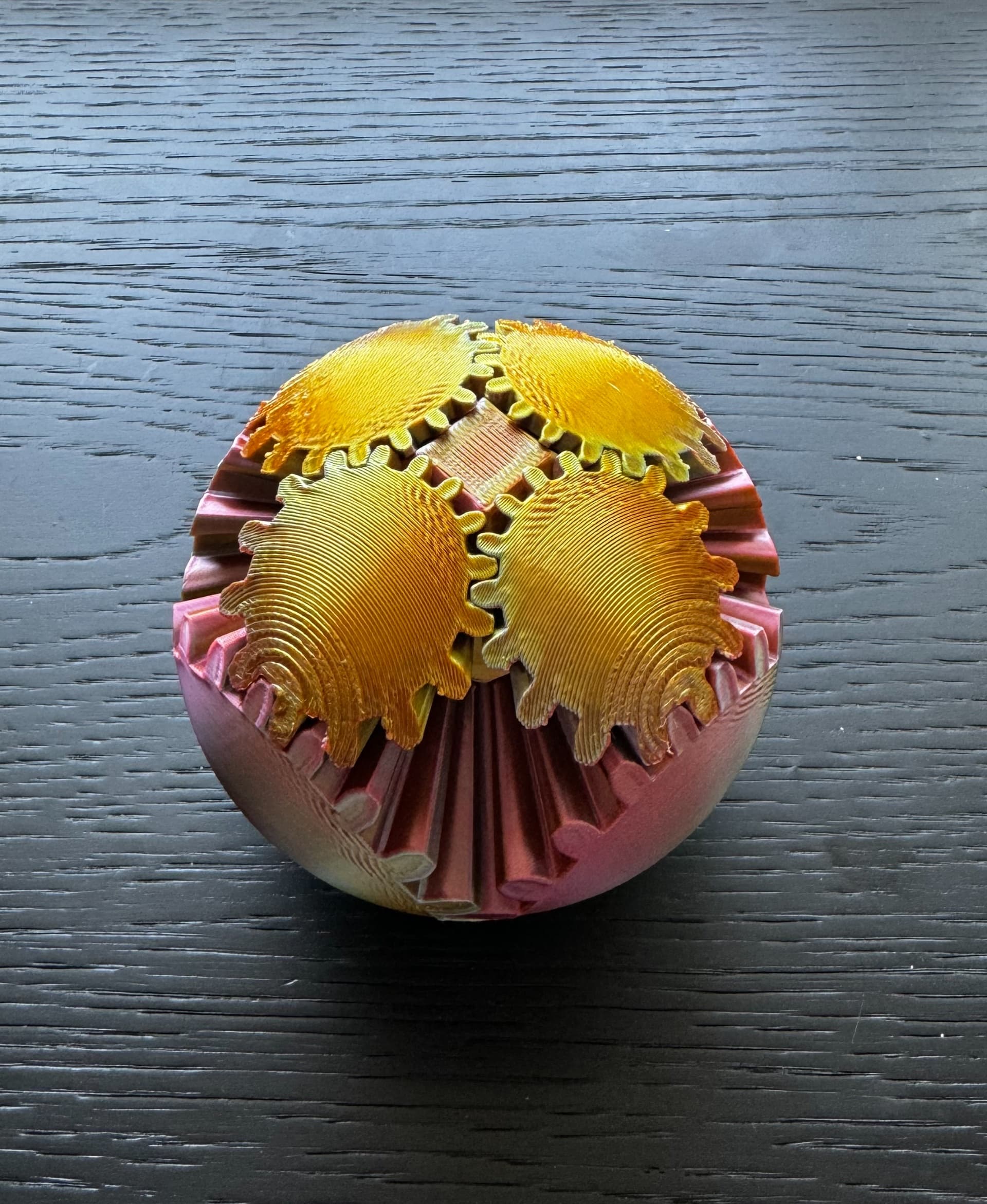 scaled to 80% and initially added a little X-Y hole compensation, the connectors were too loose so reprinted those separately at 80% with no compensation and she's holding together well, albeit still a bit too lose but a lovely flower-Dilophosaurus-sea-creature to play with!