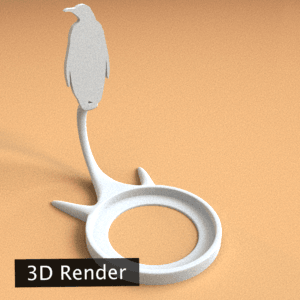 Animal Penguin 3d model