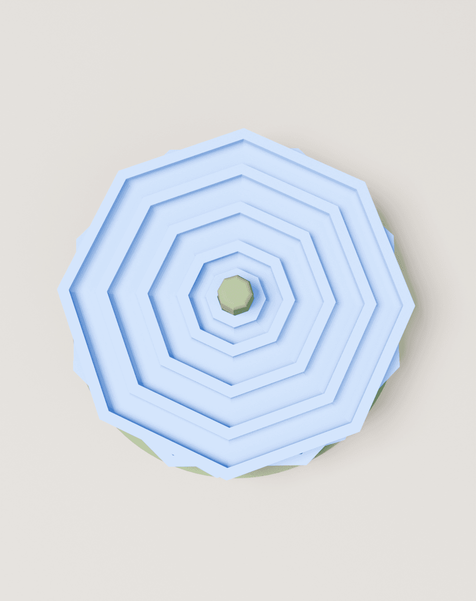 Set of Drinks Coasters Ver 2 3d model