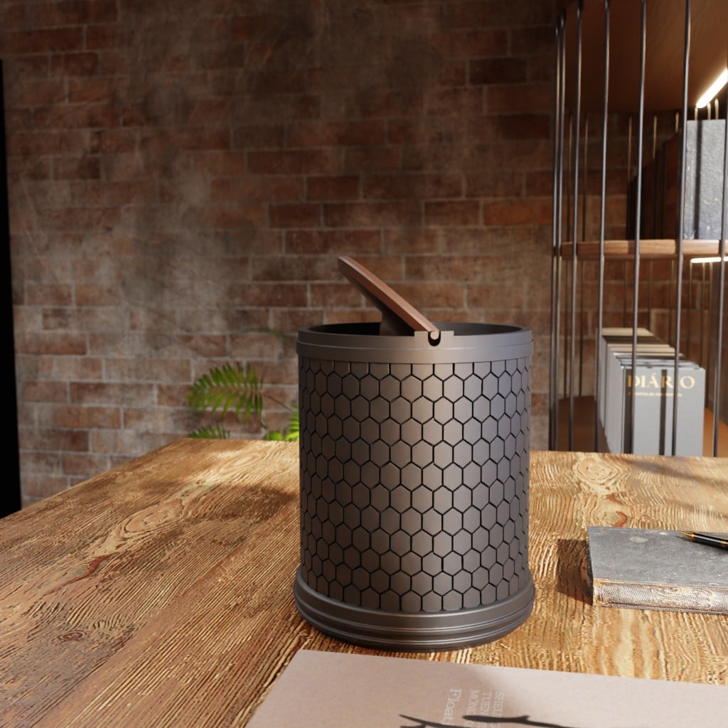 Mini trash Bin 3d model