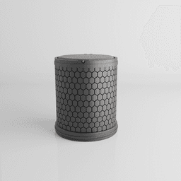 Mini trash Bin 3d model