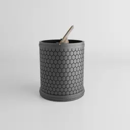 Mini trash Bin 3d model