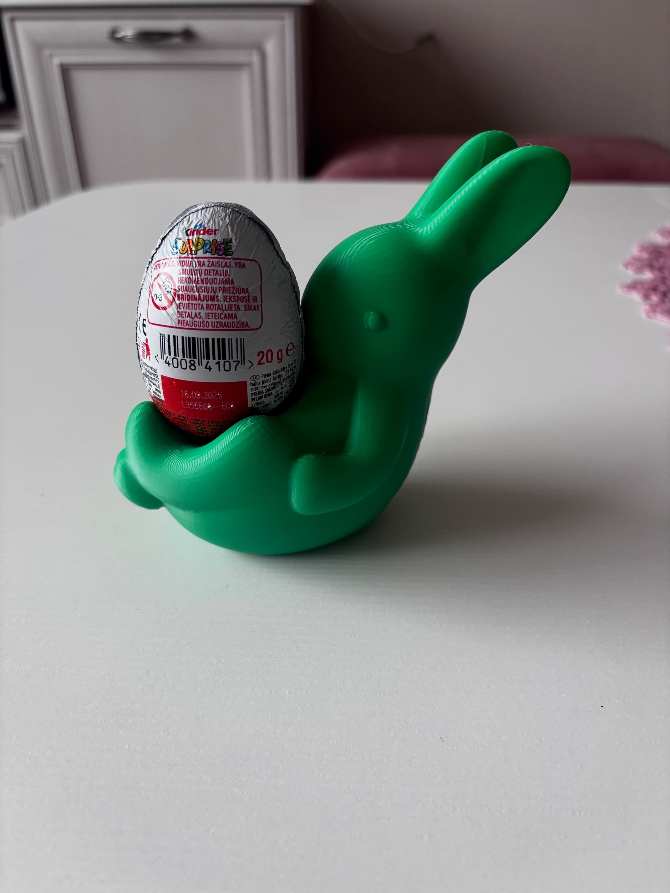 Easter bunny egg holder 3d model