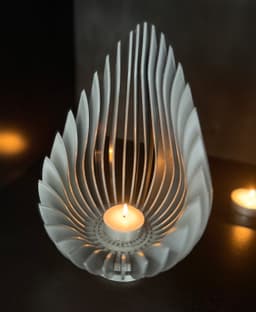 Blade Flames 32 Piece Candle Holder 3d model