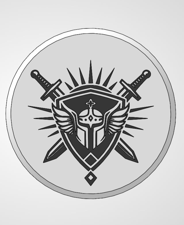 Paladin Dice Container And Tray Threaded 3d model