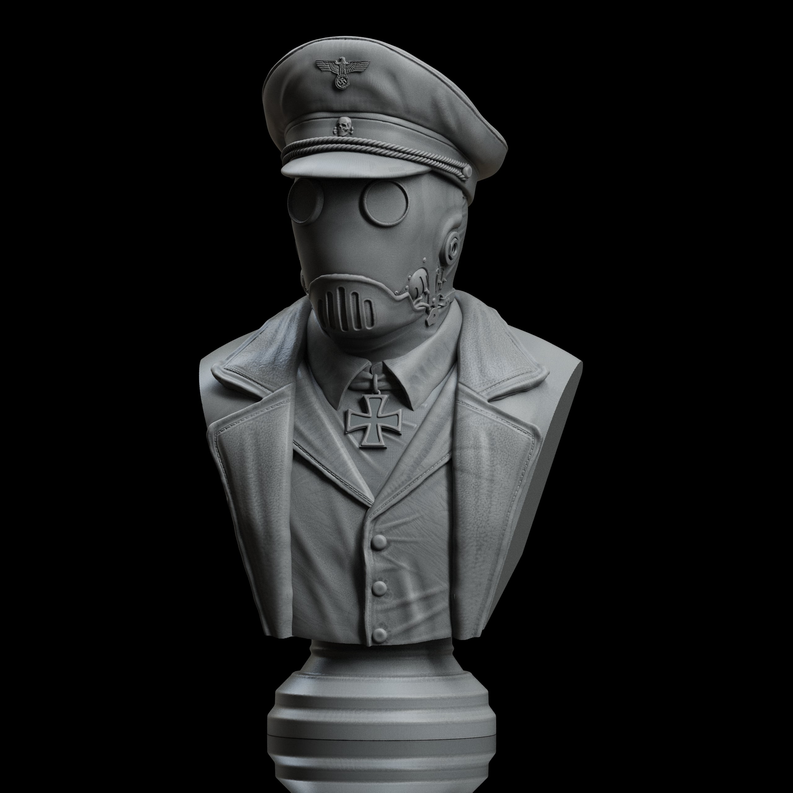 Karl Ruprect Kroenen Bust - Hellboy 3d model
