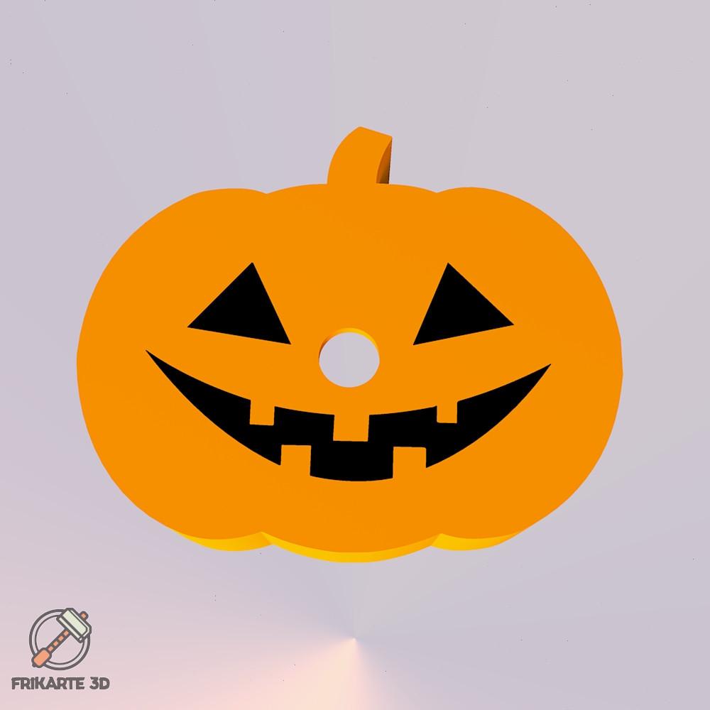 Halloween Pumpkin Candle Holder V4 Multicolor 3d model