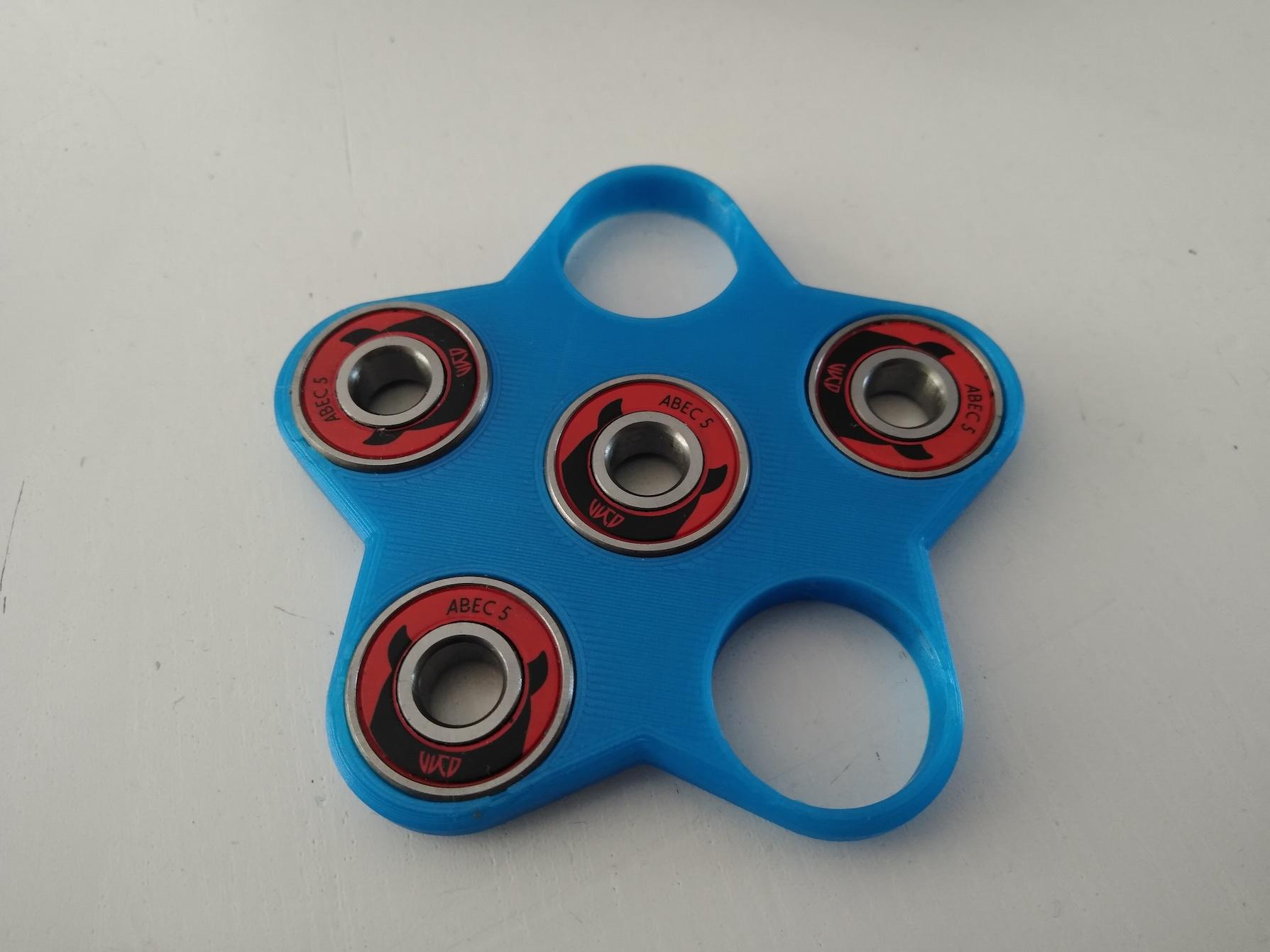 5-spinner - fidget spinner 3d model