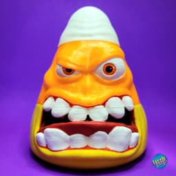 Candy Corn Bowl 3d model