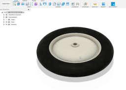 Roue / Wheel Baron plane 3d model