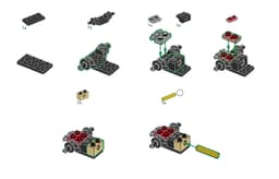 Lego F1 car 3d model