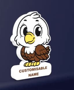 Cute Eagle – LED Strip compatible 3d model