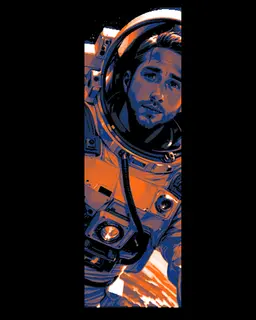 Fan Art based on the upcoming movie Project Hail Mary and the Book - Set of 3 Bookmarks 3d model