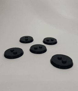 LEGO Compatible 28mm miniature base 3d model