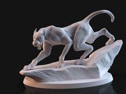 Displacer Beast & panther 3d model