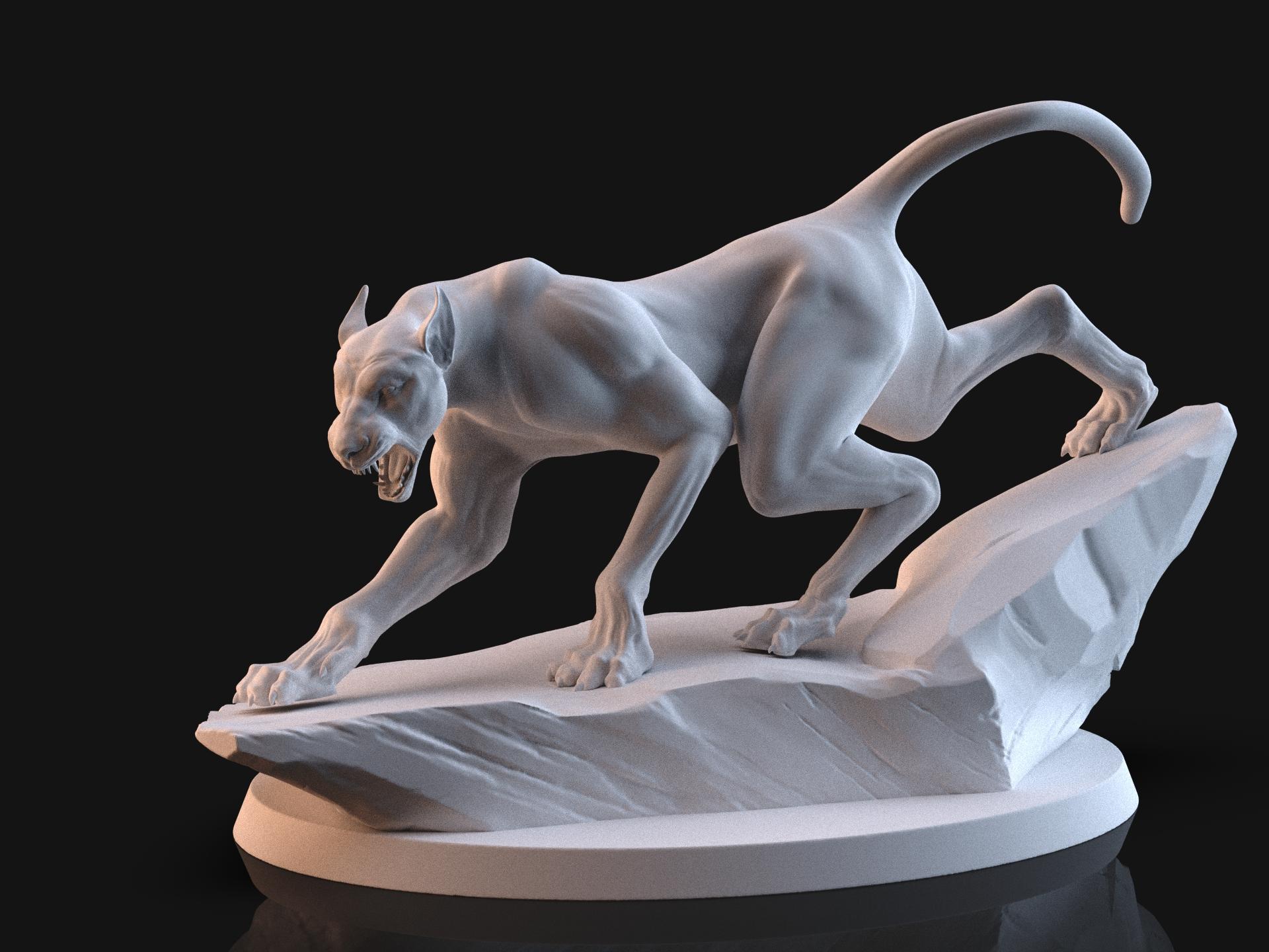 Displacer Beast & panther 3d model