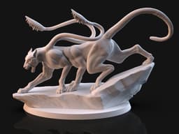Displacer Beast & panther 3d model
