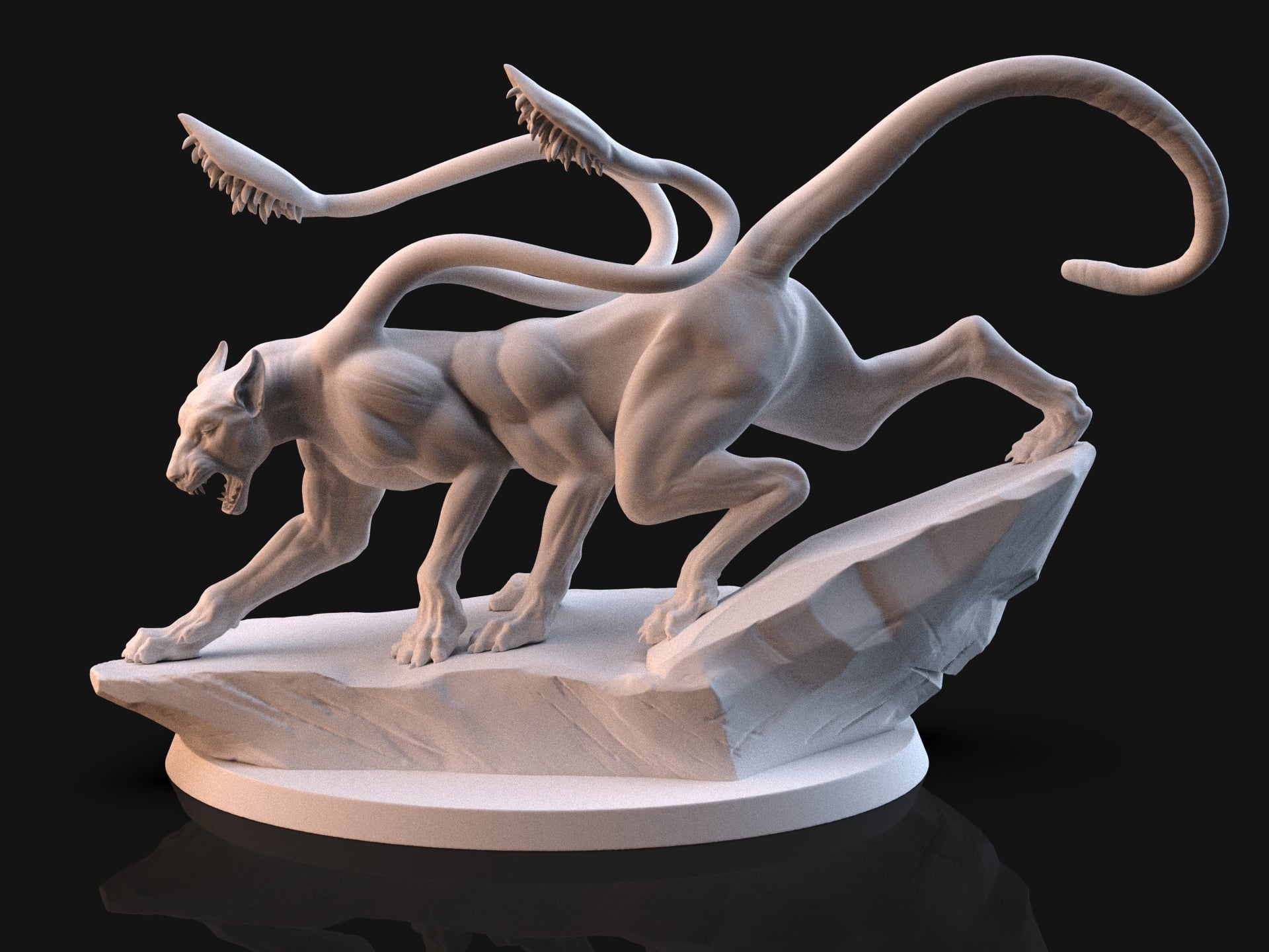 Displacer Beast & panther 3d model
