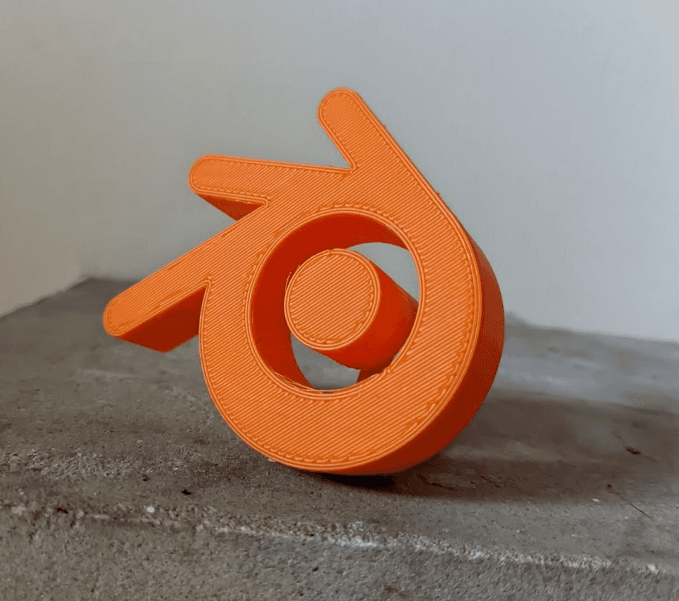 Blender Logo Figurine 3d model